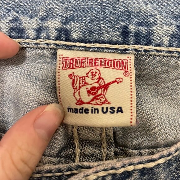 vintage True Religion Joey Big T distressed jeans - Picture 8 of 9